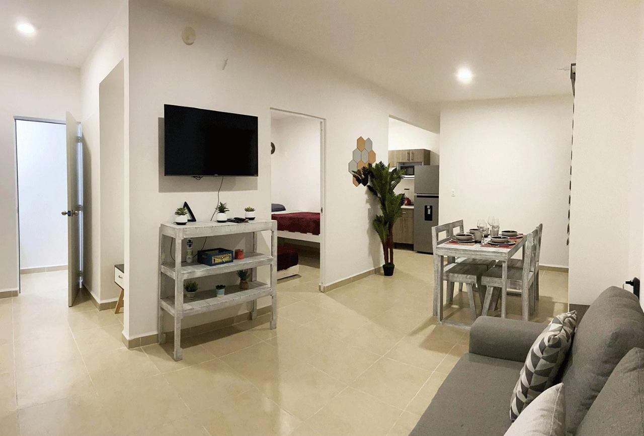 Angels Beach Condo Con Piscina, Parking Y Parque Playa del Carmen Exterior photo